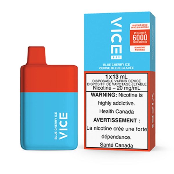 Blue Cherry Ice Vice Box – Disposable Vape